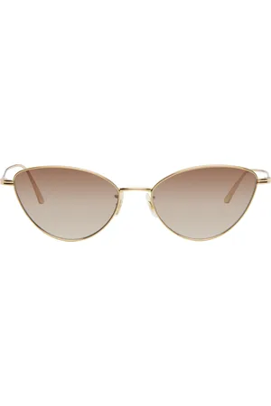Khaite Lunettes de soleil 1998C dorées édition Oliver Peoples