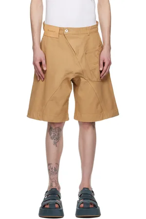 J.W.Anderson Short de travail beige à assemblage torsadé