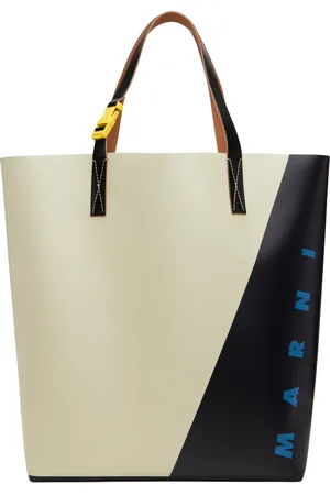 Marni Cabas noir et blanc cassé - Tribeca
