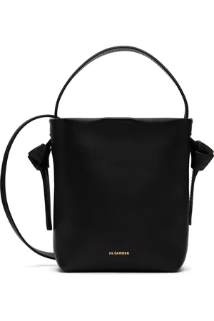 Jil Sander Mini sac noir à ornements noués
