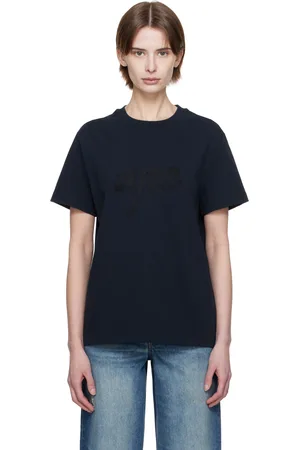 A.P.C. T-shirt Lenny bleu marine