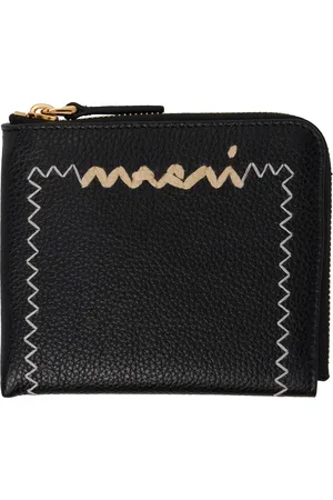 Marni Portefeuille noir à glissière