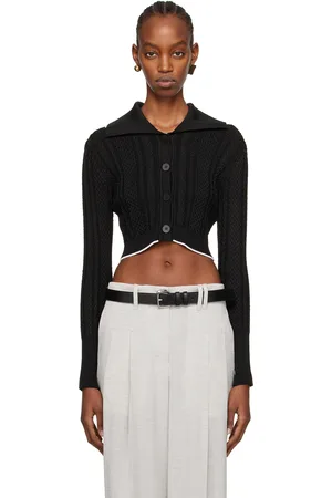 Jacquemus Cardigan Bela noir - Les sculptures