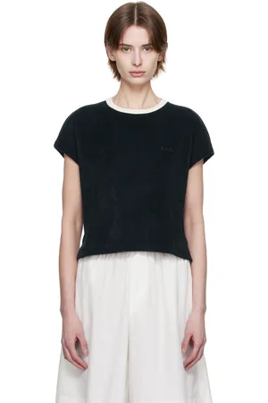 A.P.C. T-shirt Kelly bleu marine