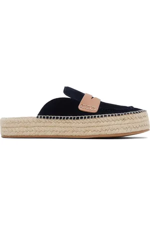 J.W.Anderson Mules de style espadrille bleu marine