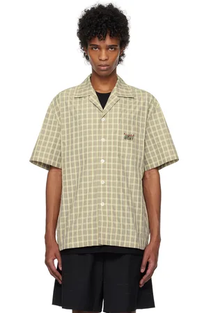 Kijun Chemise à manches courtes à carreaux
