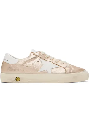 Golden Goose Enfant | Baskets May rose et blanc