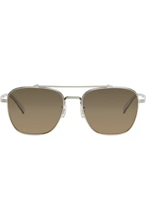 Oliver Peoples Lunettes de soleil Avison argentées