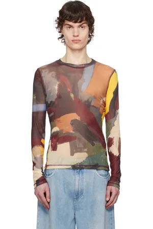 J.W.Anderson T-shirt multicolore à motif abstrait imprimé
