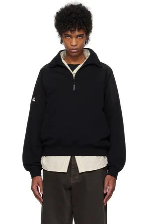 Kijun Pull molletonné noir à demi-glissière
