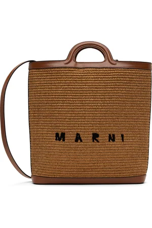 Marni Cabas Tropicalia brun