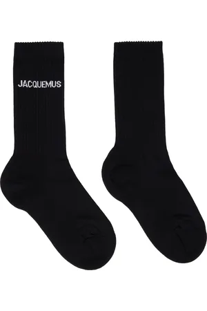 Jacquemus Chaussettes noires à logo - Les classiques
