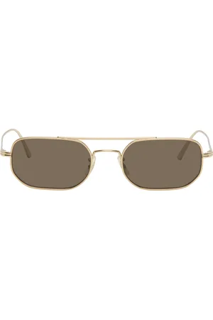 Khaite Lunettes de soleil 1989C dorées édition Oliver Peoples