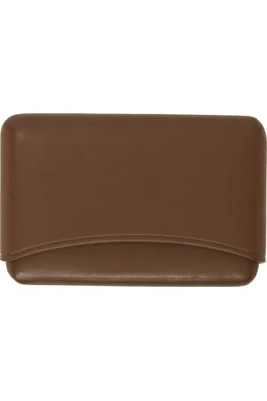 LEMAIRE Porte-carte moulé brun