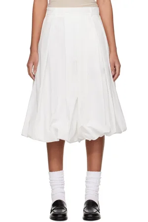 DUNST Jupe midi bouffante blanche