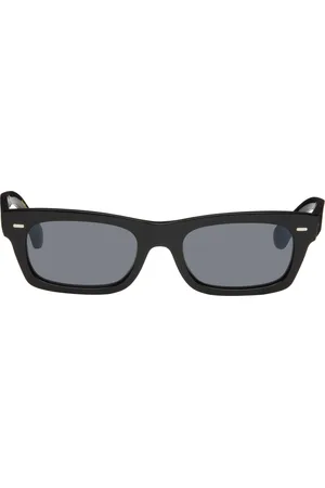Oliver Peoples Lunettes de soleil Davri noires - Handmade in Japan
