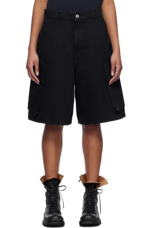 J.W.Anderson Short cargo noir en denim
