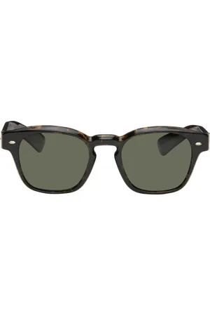 Oliver Peoples Lunettes de soleil Maysen brunes