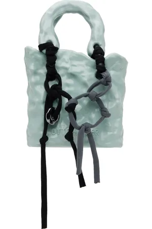 OTTOLINGER Sac bleu à effet céramique emblématique exclusif à SSENSE