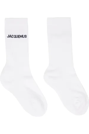 Jacquemus Chaussettes blanches à logo - Les classiques