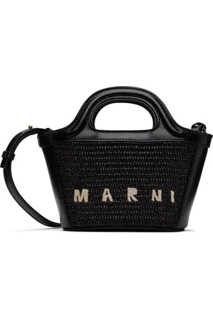Marni Micro cabas Tropicalia noir