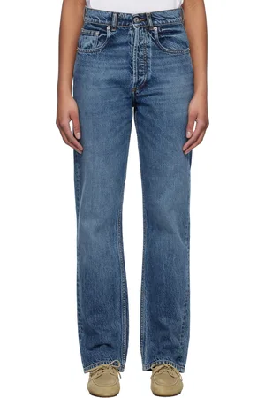 J.W.Anderson Jean droit bleu à cinq poches