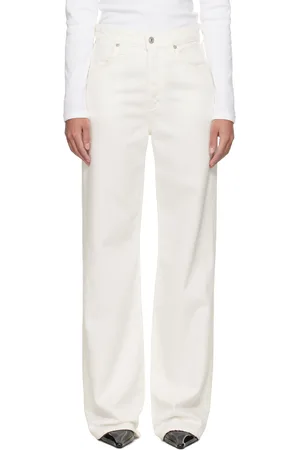 Citizens of Humanity Jean ample Annina blanc cassé à taille haute - HUMANITY