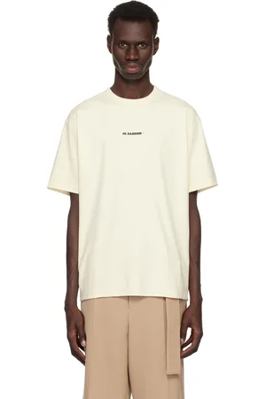 Jil Sander T-shirt de style maillot dermoprotecteur blanc cassé