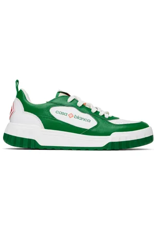 Casablanca Baskets Court vert et blanc