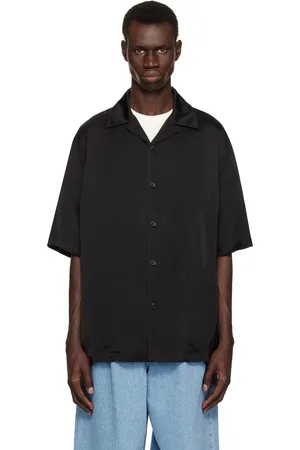 Jil Sander Chemise noire en satin
