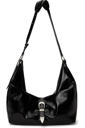 MARGE SHERWOOD Sac noir à patte de style ceinture