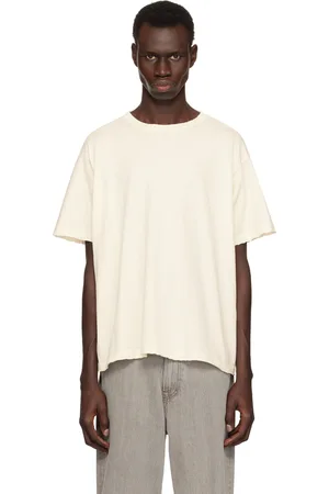 JOHN ELLIOTT T-shirt écourté Folsom blanc cassé