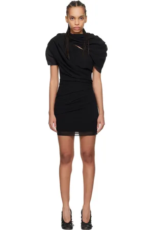 Jacquemus Robe courte Castagna noire