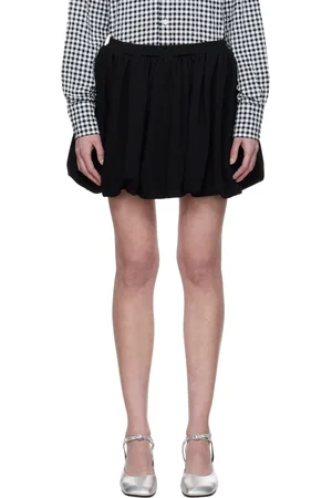 Marni Minijupe noire à ourlet bouffant