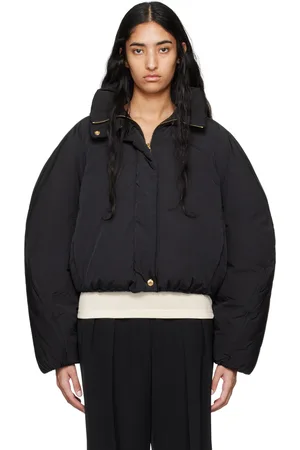 Jacquemus Blouson court matelassé Caraco noir - La casa