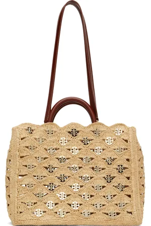 Paco rabanne Cabas beige en raphia - 1969