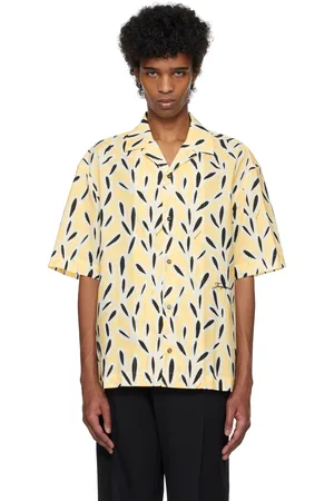 Jacquemus Chemise Jean jaune et noir