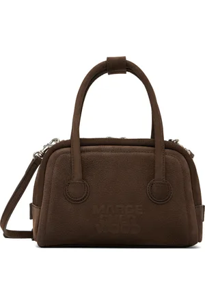 MARGE SHERWOOD Mini sac de style cabas souple brun