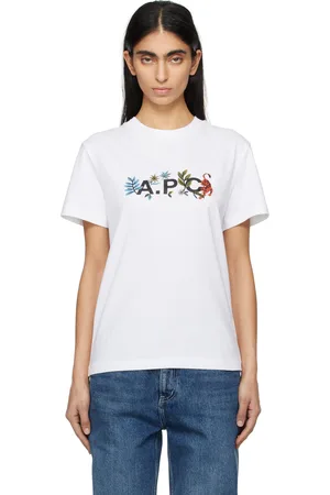 A.P.C. T-shirt Auguste blanc