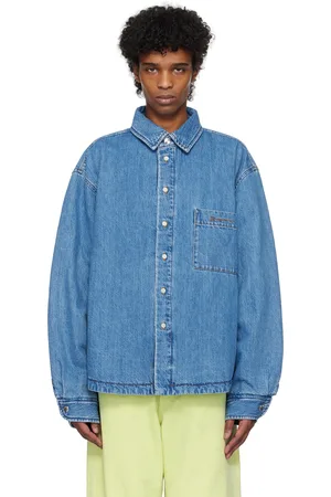 Jacquemus Chemise Boulanger bleue en denim