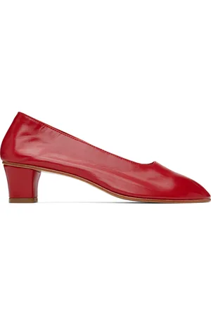 Martiniano Chaussures à talon bottier Glove rouges