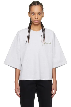 Jacquemus T-shirt Corto gris