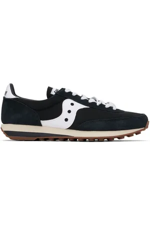 Saucony Baskets Trainer 80 noir et blanc