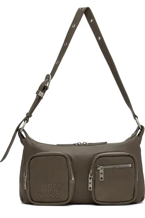 MARGE SHERWOOD Sac taupe à poches