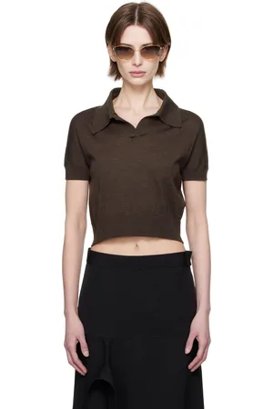 Khaite Polo Morgane brun