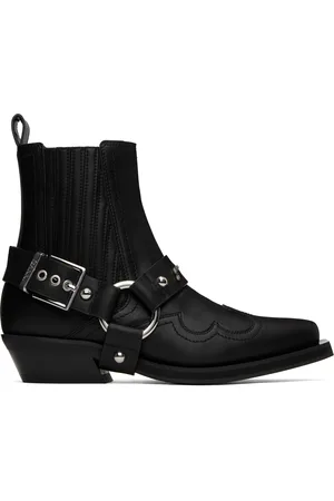 Ganni Bottes chelsea western noires