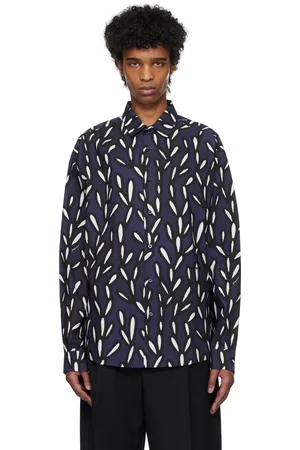 Jacquemus Chemise Simon bleu marine