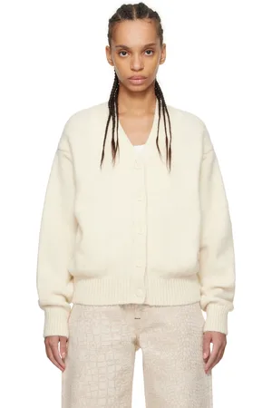 Jacquemus Cardigan beige à logo