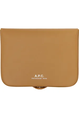A.P.C. Portefeuille Josh brun à compartiment à monnaie