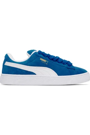 PUMA Baskets XL bleues en suède